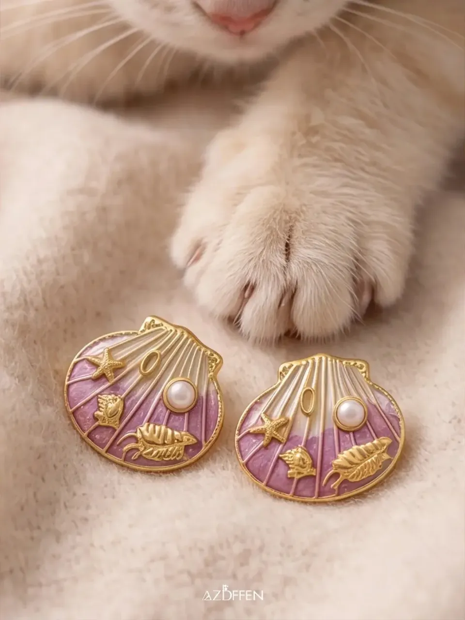 Boucles Coquillage